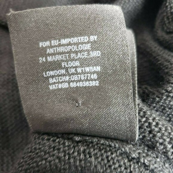 Anthropologie Meadow Rue Sweater Small Black - Picture 9 of 9